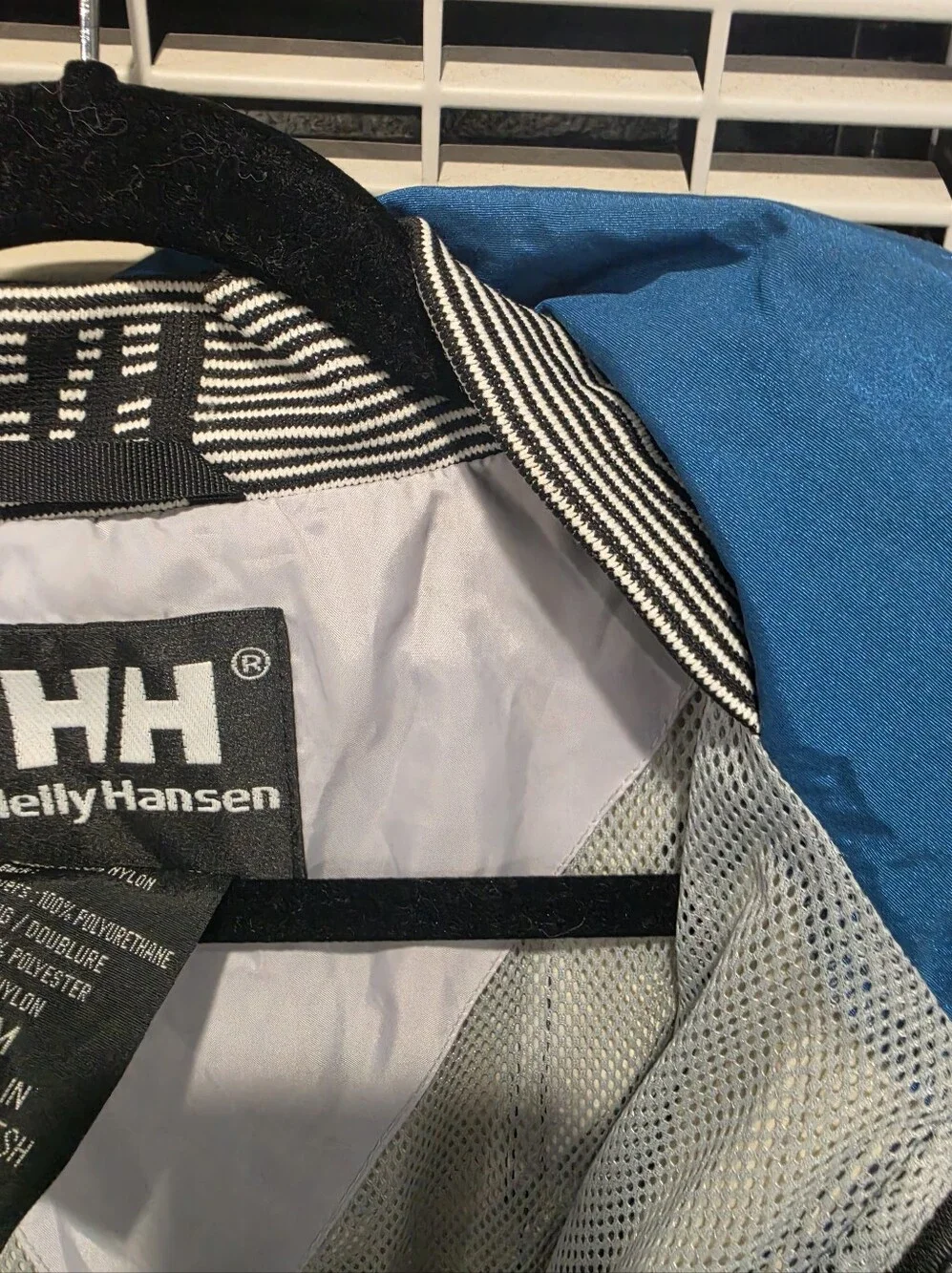 Helly Hansen Blue Outdoor Shell Jacket Size M Men Or Unisex Ski, Water Resistant